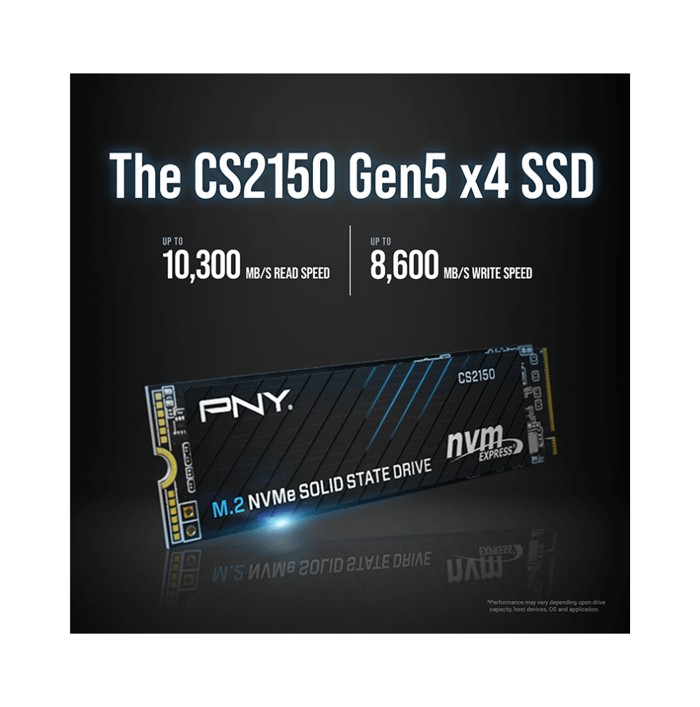PNY SSD M.2 (2280) 1TB CS2150 (PCIe 5.0/NVMe)